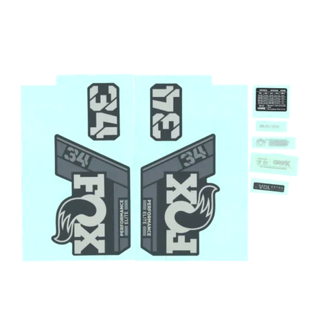 Fox Fork Decal Kit - 34mm 2025
