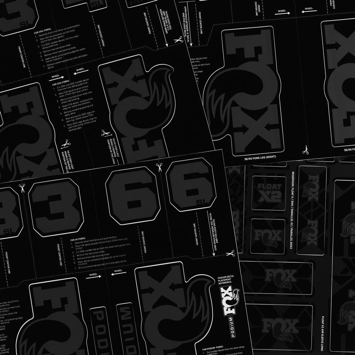 Fox Custom Decal Kit 2027 - Stealth