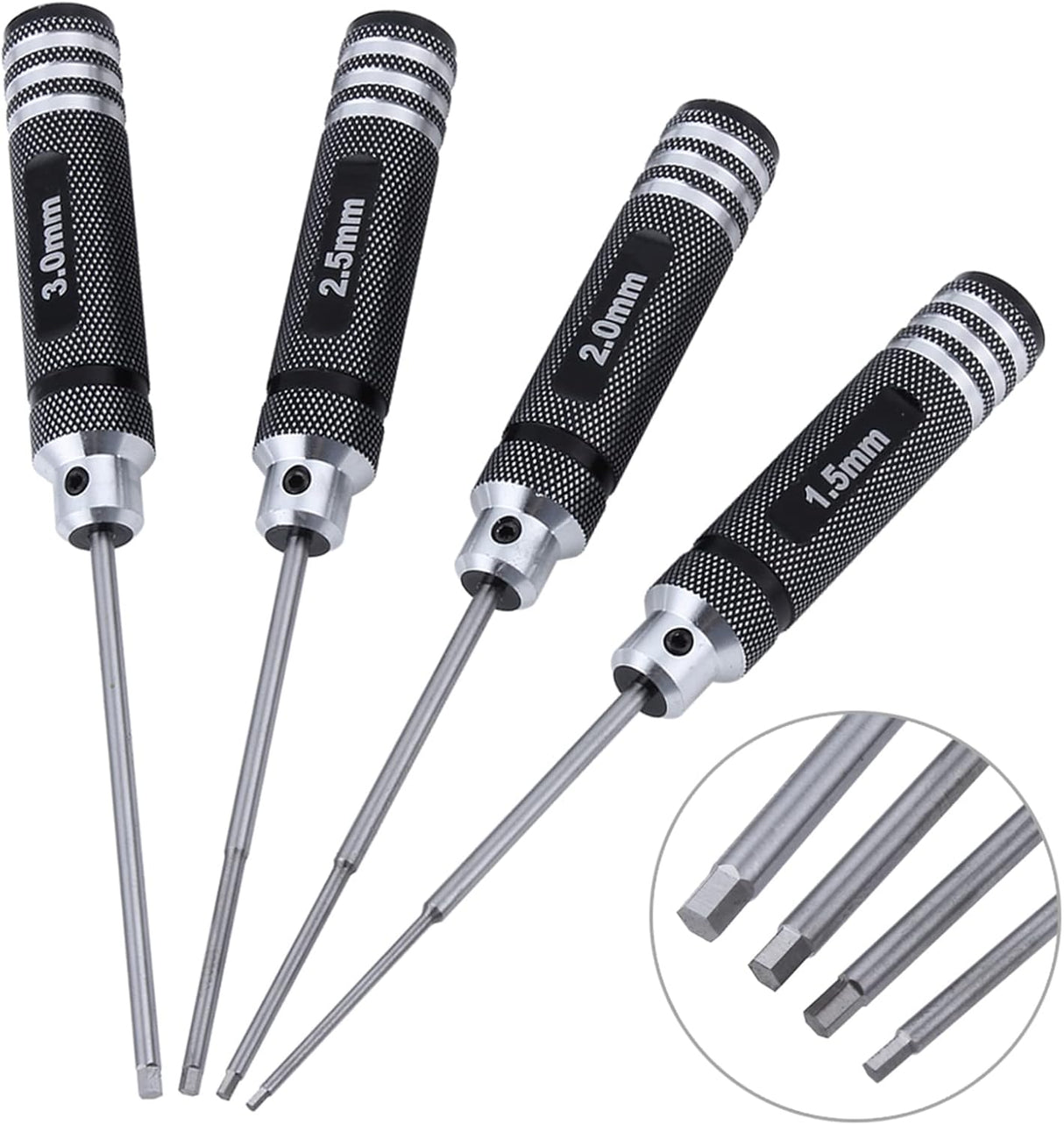 Cyclinic Hex Driver Tool Set - 4pc