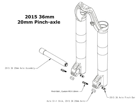 Fox Fork 36 Lower Leg Axle Pinch Bar 2015+