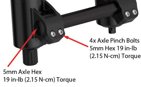 Fox Lower Leg Axle Pinch Bar 40mm 2014+