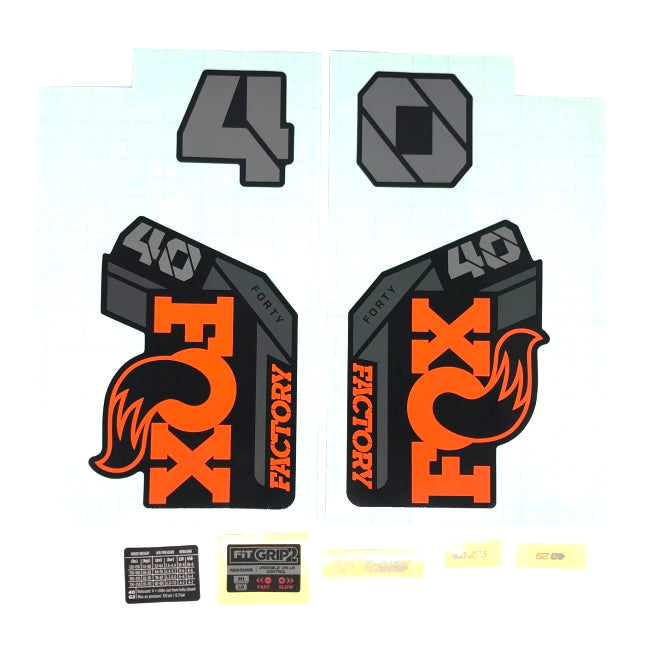 Fox Decal Kit Factory Series - 40mm 2021-24
