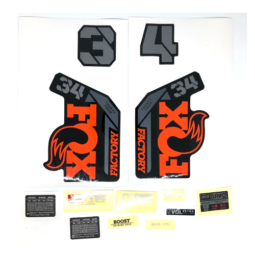 Fox Decal Kit Factory Series - 34mm 2022-24