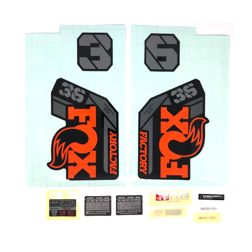 Fox Decal Kit Factory Series - 36mm 2021-24
