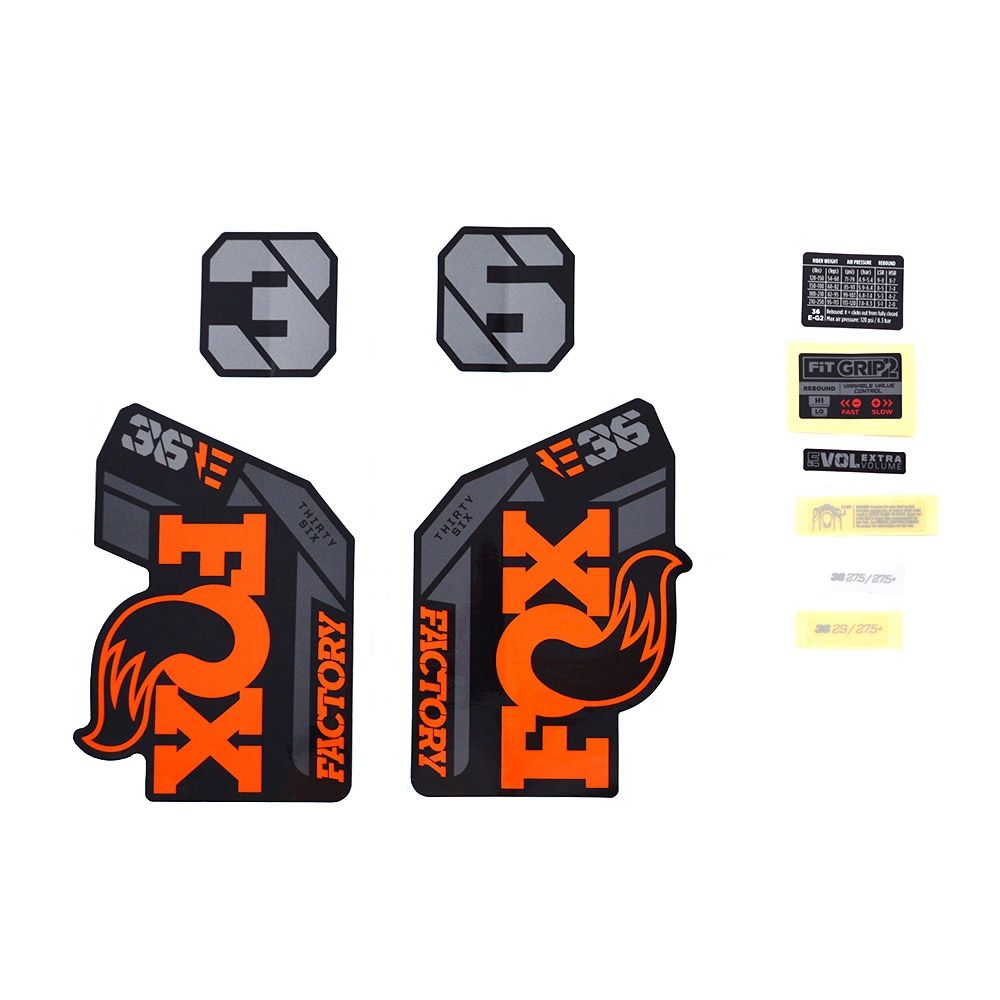 Fox Decal Kit Factory Series - 36mm 2021-24