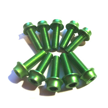Aluminium Bolt Kit M5 Green