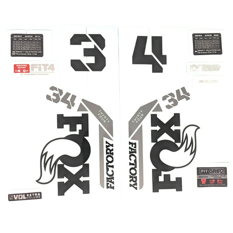 Fox Decal Kit Factory Series - 34mm 2022-24