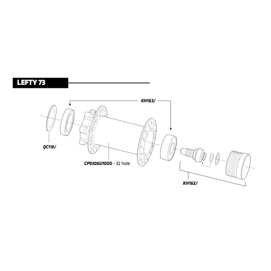 Cannondale Lefty Hub Cap and Bolt Lefty OLAF