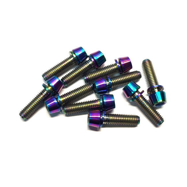 Titanium Bolt Kit M5 x 18mm - Rainbow