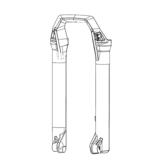 RockShox Lower Leg ZEB 2021 A1 27.5 Black