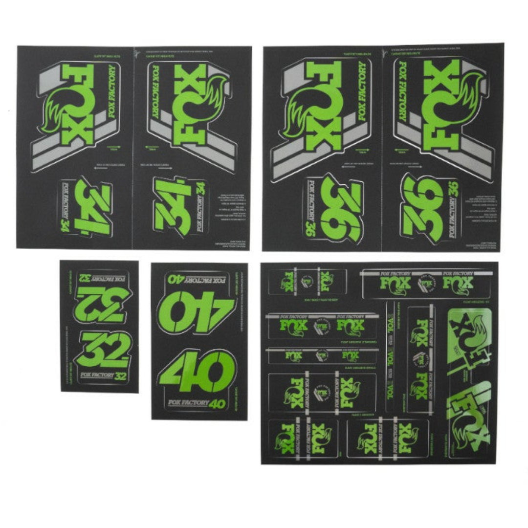 Fox Decal Kit Factory Heritage 2019 - Green