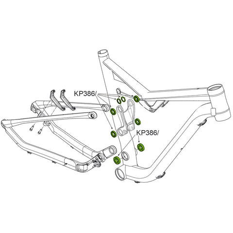 Cannondale Bearing Kit - Habit (Pivot)