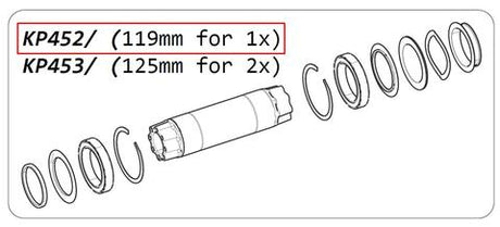 Cannondale Hollowgram Complete BB Kit - Ai 125mm V2