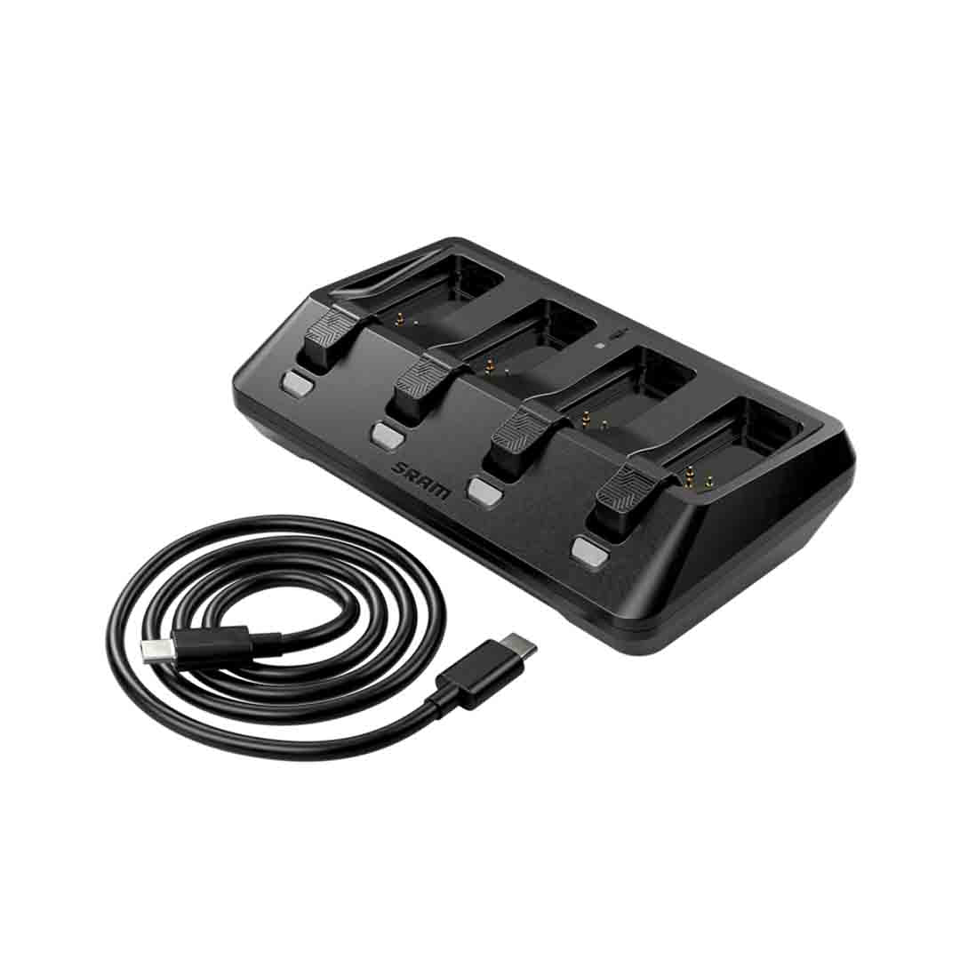 RockShox / SRAM BATTERY BASE CHARGER 4-PORTS + USB-C Cable