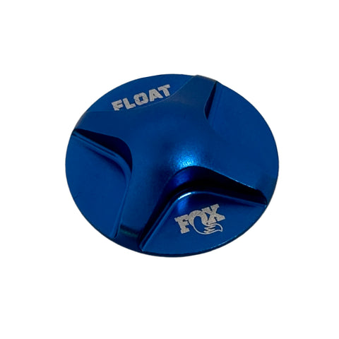 Fox Float Topcap Air Valve Cap 32 Step-Cast Blue - 2025