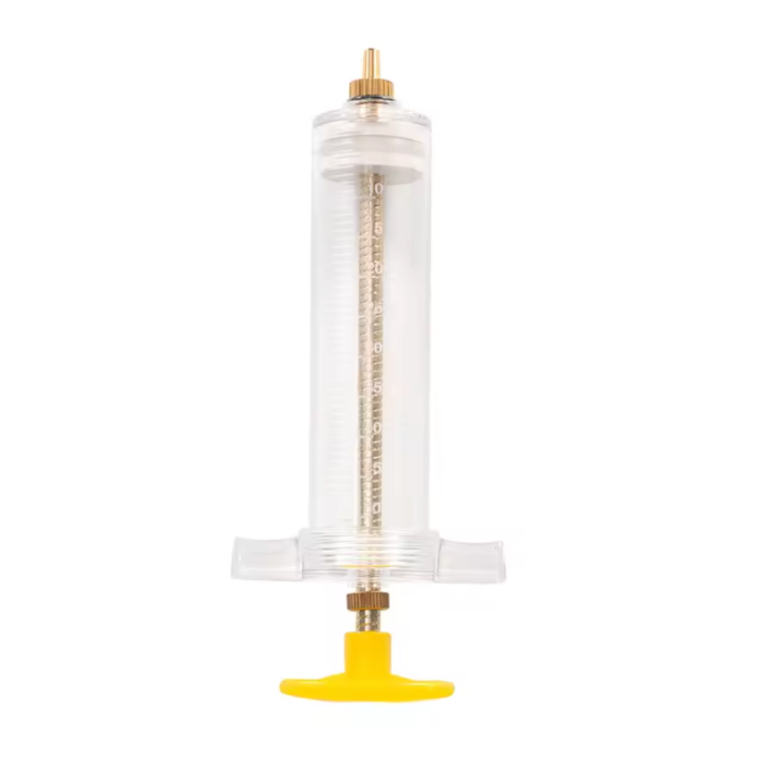 Oil Measuring Syringe 50ml - Hard Plastic Casing