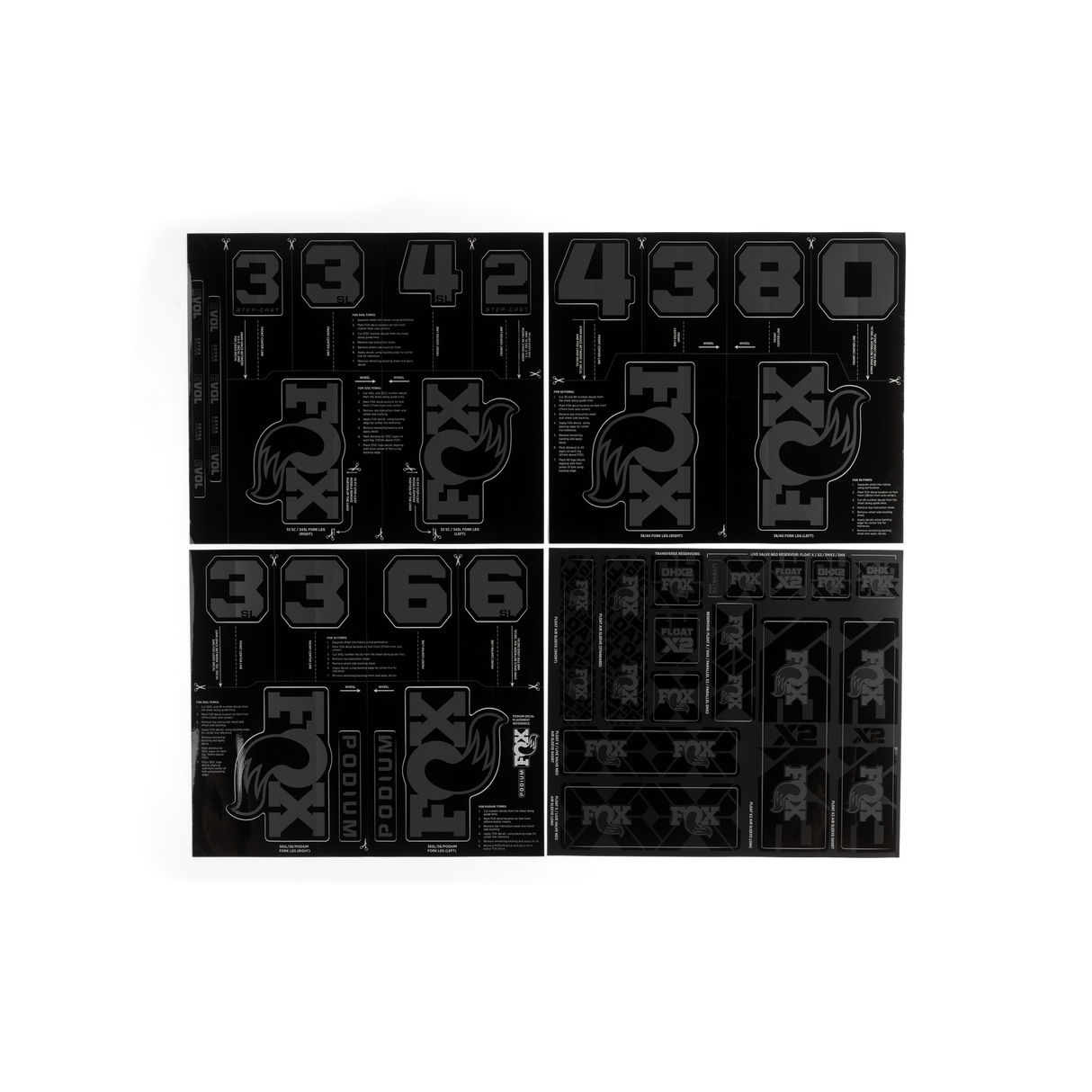 Fox Custom Decal Kit 2027 - Stealth