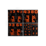 Fox Custom Decal Kit 2027 - Fox ORANGE