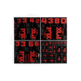 Fox Custom Decal Kit 2027 - Ignition Red