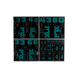 Fox Custom Decal Kit 2027 - Turquoise