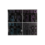 Fox Custom Decal Kit 2027 - Blue Purple Flux