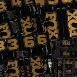 Fox Custom Decal Kit 2027 - Fox GOLD