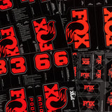 Fox Custom Decal Kit 2027 - Ignition Red
