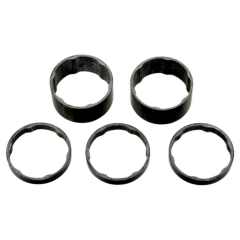 Cyclinic Carbon Headset Spacer Kit - 5pc 33mm OD
