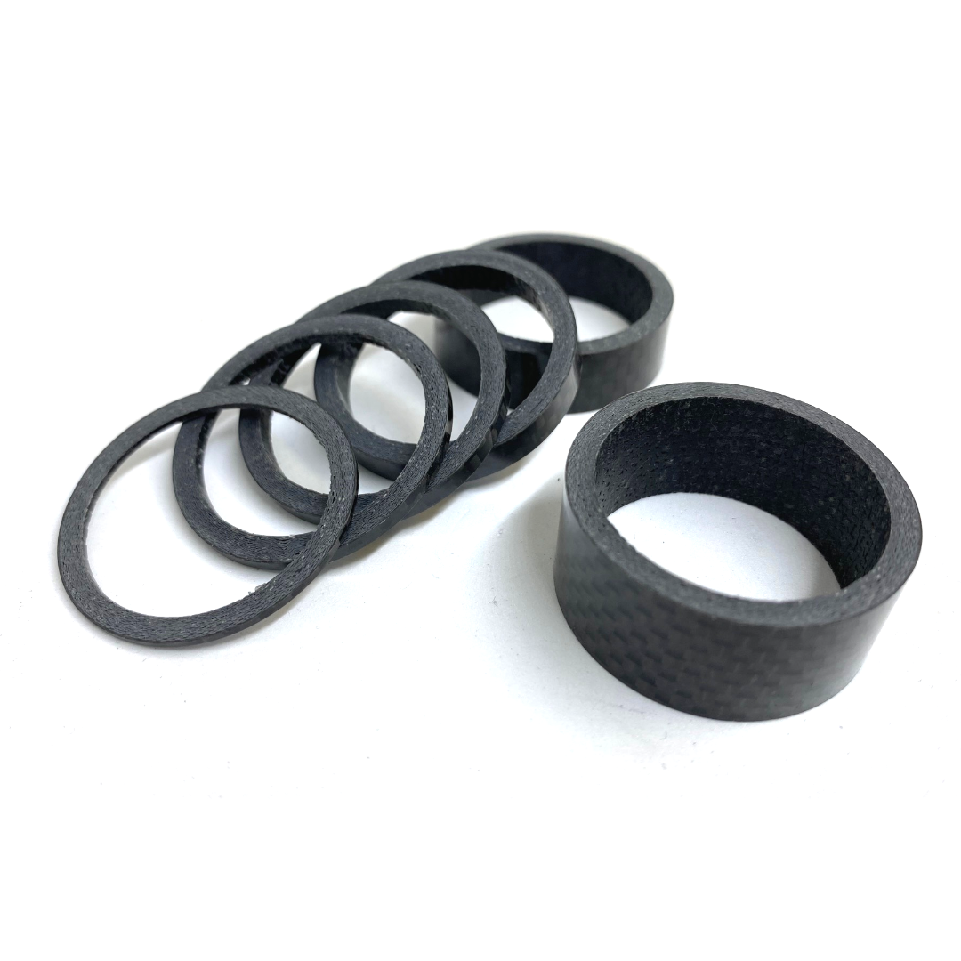 Cyclinic Headset Spacer Kit - Carbon 6pcs