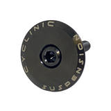 Cyclinic Headset Cap and Bolt Titanium - Black