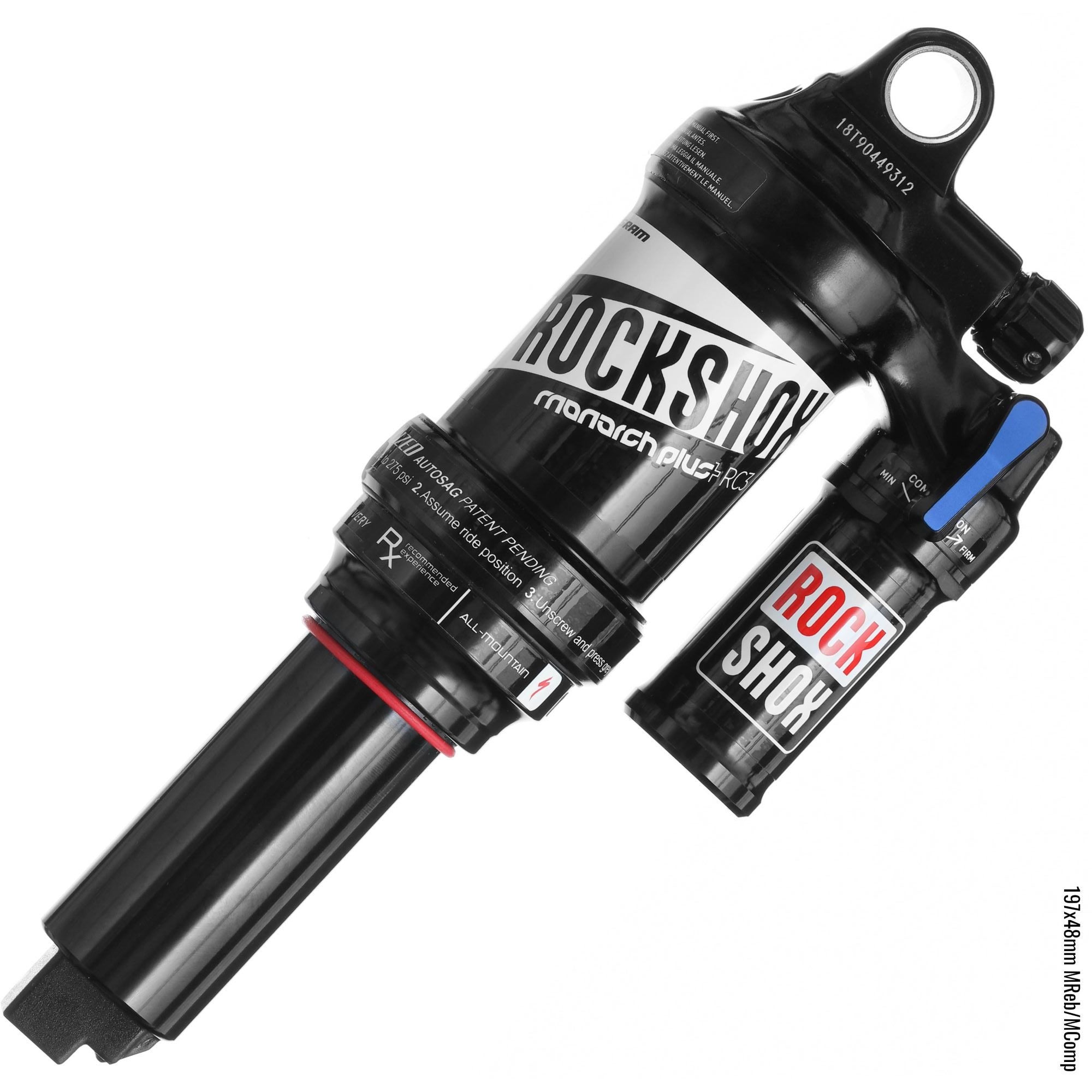 Rockshox Monarch Plus RC3 197x48 Black Stumpjumper 27/29