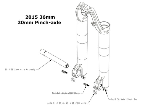 Fox Lower Leg Pinch Bolt 36mm/40mm  2015+