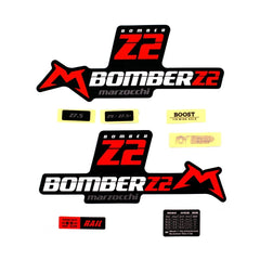 Marzocchi Z2 Decal Kit 2020 - Black Fork