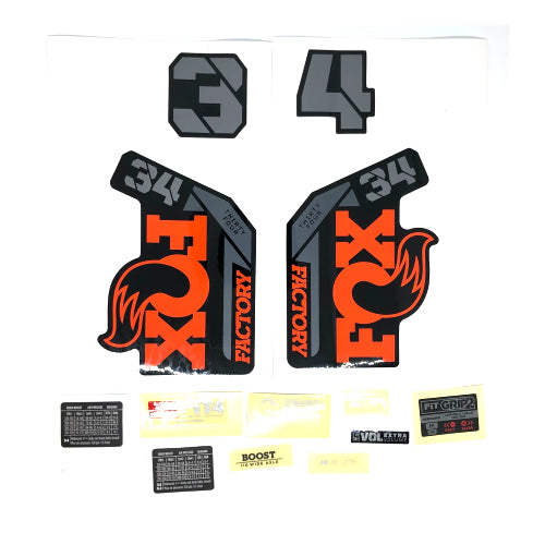 Fox Decal Kit Factory Series - 34mm 2022-24