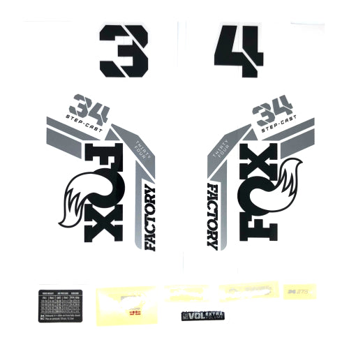 Fox Decal Kit Factory Series - 34mm 2021 – Cyclinic
