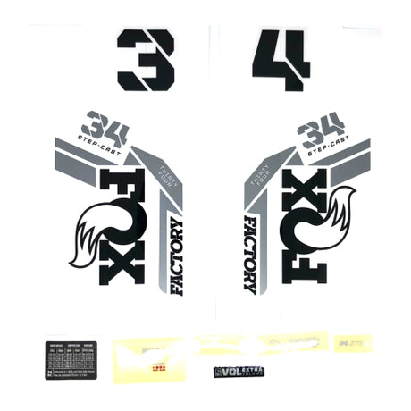 Fox Decal Kit Factory Series - 34mm 2022-24
