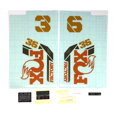 Fox Decal Kit Factory Series - 36mm 2021-24