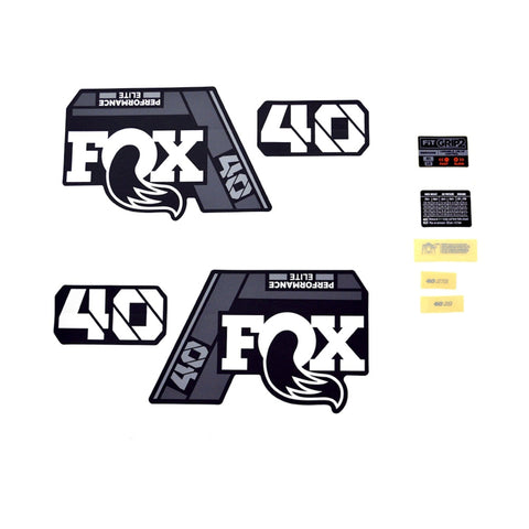 Fox Decal Kit Performance Elite Series - 40mm 2021/22