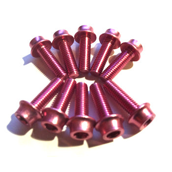 Aluminium Bolt Kit M5 Pink