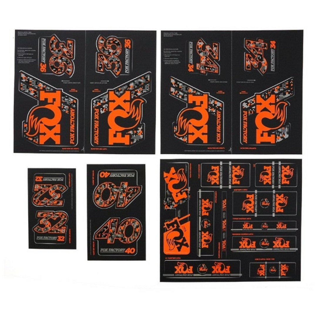 Fox Decal Kit Factory Heritage 2019 - Digicam