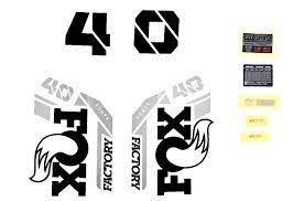 Fox Decal Kit Factory Series - 40mm 2021-24