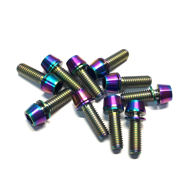 Titanium Bolt Kit M6 x 18mm Rainbow