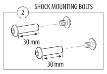 Cannondale Shock Mount Bolts - Rize, RZ120, RZ140, Lexi