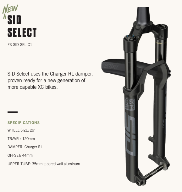 Rockshox SID Select Charger RL 29