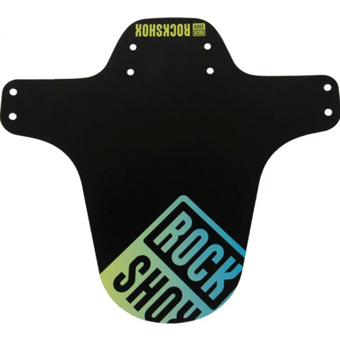 Rockshox MTB Fender - Black / Teal-Yellow Fade print 00.4318.020.024