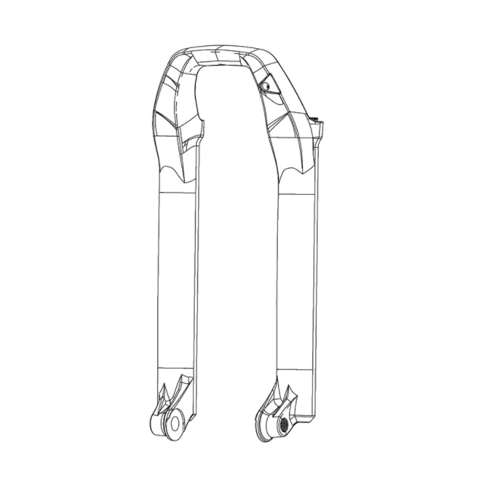 Rockshox Lower Leg Pike B1+ - Black