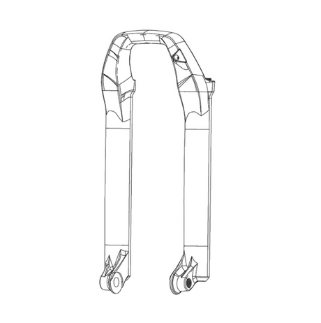 RockShox Lower Leg Pike B1+ - Silver