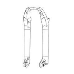 Rockshox Lower Leg Pike C1+ (2023+)