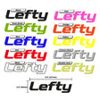 Cannondale Lefty Decal Custom Colors 9"