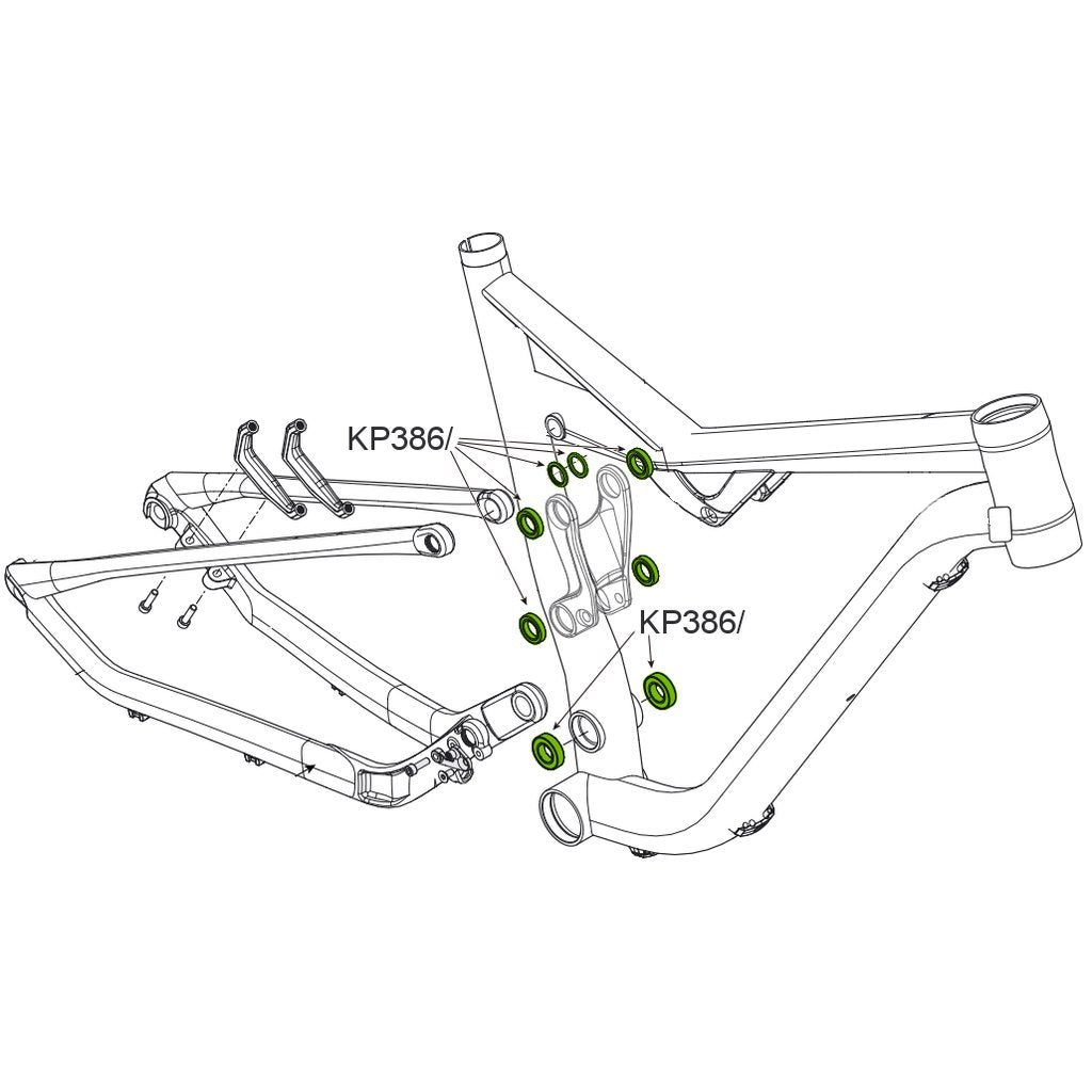 Cannondale Bearing Kit - Habit (Pivot)